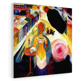 Lady in Moscow - Wassily Kandinsky Canvas
