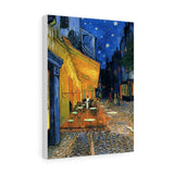 Café Terrace at Night (Place du Forum, Arles) - Vincent van Gogh Canvas
