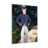 Portrait of Monsieur Brun - Edouard Manet Canvas