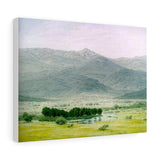 Landscape in the Riesengebirge - Caspar David Friedrich Canvas