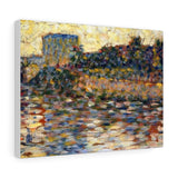 Courbevoie, Landscape With Turret - Georges Seurat Canvas