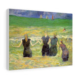 Women Bathing Dieppe - Paul Gauguin Canvas