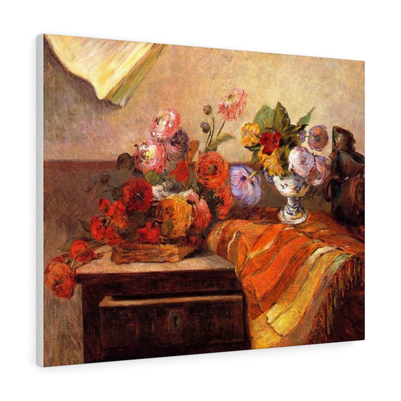 Pots and Boquets - Paul Gauguin Canvas