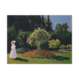 Jeanne-Marguerite Lecadre in the Garden - Claude Monet Canvas Wall Art