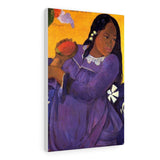 Vahine No Te Vi (Woman With A Mango) - Paul Gauguin Canvas