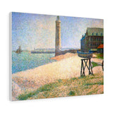 Hospice and Lighthouse, Honfleur - Georges Seurat Canvas
