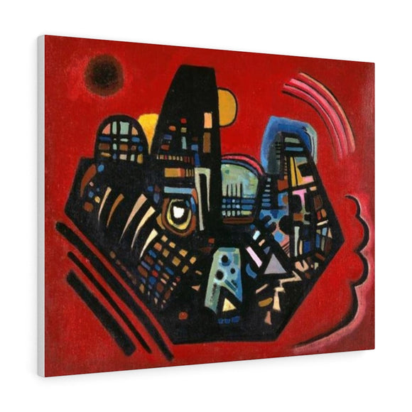 Black-Red - Wassily Kandinsky Canvas