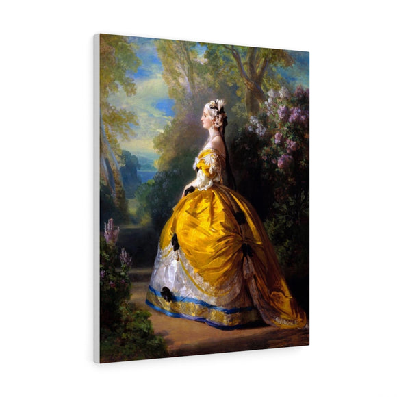 Eugénie, Empress of the French - Franz Xaver Winterhalter Canvas
