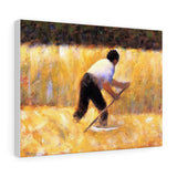 The Mower - Georges Seurat Canvas