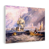 Portsmouth - Joseph Mallord William Turner Canvas
