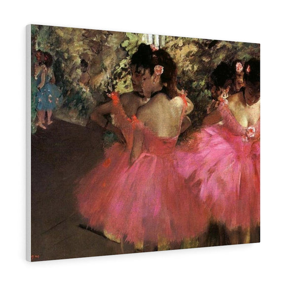 Dancers In Pink - Edgar Degas Canvas