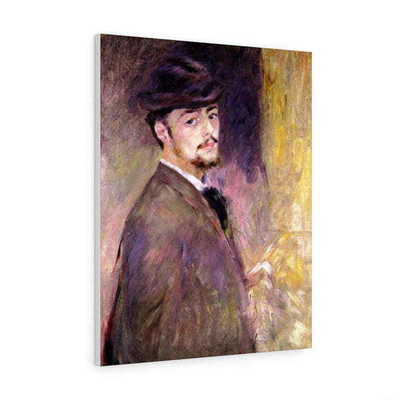 Self-Portrait at the Age of Thirty Five - Pierre-Auguste Renoir Canvas