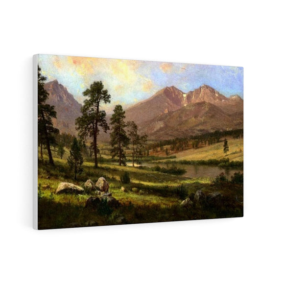 Long's Peak, Estes Park, Colorado - Albert Bierstadt Canvas
