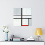 Composition (No. 1) Gray-Red - Piet Mondrian Canvas