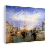 The Grand Canal, Venice, engraved by William Miller - Joseph Mallord William Turner Canvas