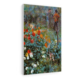 The Garden In The Rue Cortot At Montmartre - Pierre-Auguste Renoir Canvas