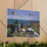 Garden at Sainte-Adresse - Claude Monet Canvas Wall Art