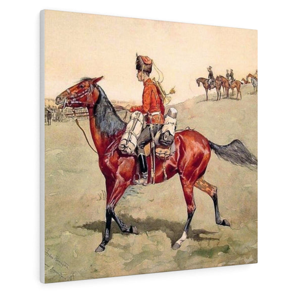 Hussar, Russian Guard Corps - Frederic Remington Canvas