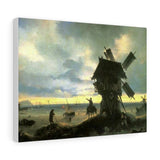 Windmill on the Sea Coast - Ivan Aivazovsky