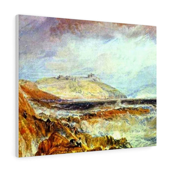 Pendennis Castle, Cornwall Scene after a Wreck - Joseph Mallord William Turner Canvas