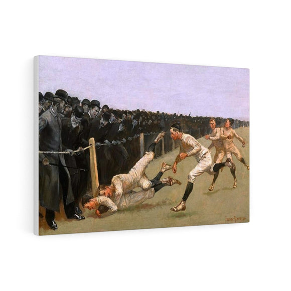 Touchdown, Yale vs. Princeton, Thanksgiving Day, Nov. 27, 1890 - Frederic Remington Canvas