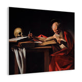 Saint Jerome Writing - Caravaggio Canvas