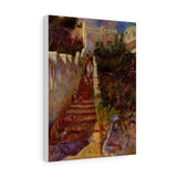 Steps in Algiers - Pierre-Auguste Renoir Canvas
