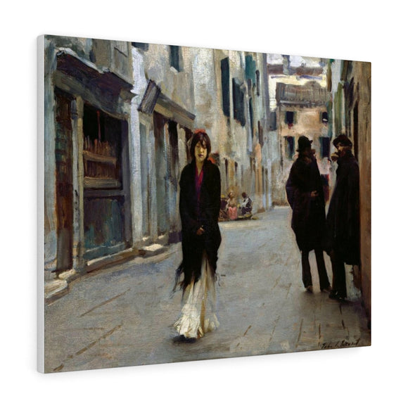 Street in Venice - John Singer Sargent Canvas