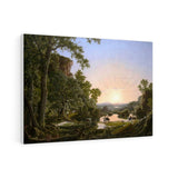 Hooker and Company Journeying through the Wilderness from Plymouth to Hartford - Frederic Edwin Church Canvas