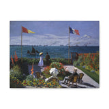 Garden at Sainte-Adresse - Claude Monet Canvas Wall Art