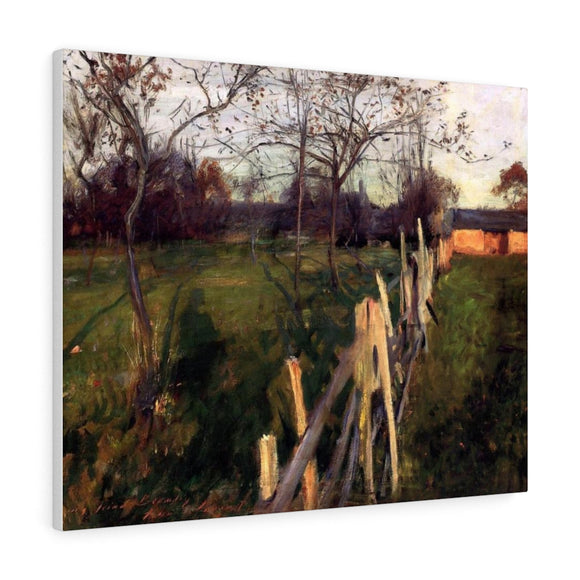 Home Fields - John Singer Sargent Canvas