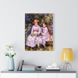 The Daughters of Paul Durand Ruel (Marie Theresa and Jeanne) - Pierre-Auguste Renoir Canvas