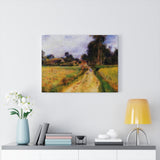 The Farm - Pierre-Auguste Renoir Canvas