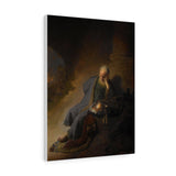 Jeremiah mourning over the Destruction of Jerusalem - Rembrandt Canvas