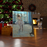 Dancer posing for a Photographer (Dancer in Front of a Window) - Edgar Degas Canvas