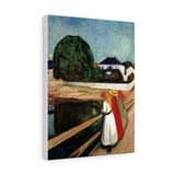 The Girls on the Bridge - Edvard Munch Canvas