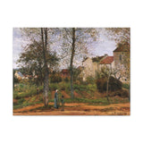 Landscape near Louveciennes - Camille Pissarro Canvas Wall Art