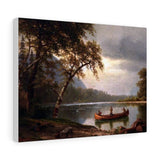 Salmon Fishing on the Cascapediac River - Albert Bierstadt Canvas