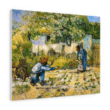 First Steps (after Millet) - Vincent van Gogh Canvas