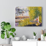The Bineau Bridge - Georges Seurat Canvas