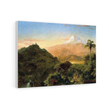 South American landscape - Frederic Edwin Church Canvas