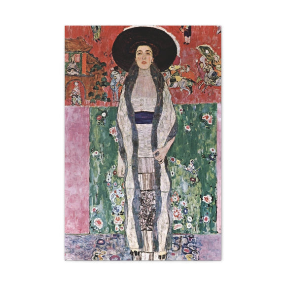 Portrait of Adele Bloch-Bauer II  - Gustav Klimt Canvas Wall Art