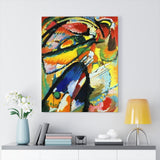 An angel of the Last Judgement - Wassily Kandinsky Canvas