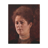 Portrait of a lady - Gustav Klimt Canvas Wall Art
