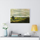 Landscape with rainbow - Caspar David Friedrich Canvas