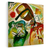 Picture with a black arch - Wassily Kandinsky Canvas