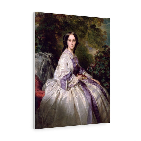 Countess Alexander Nikolaevitch Lamsdorff - Franz Xaver Winterhalter Canvas