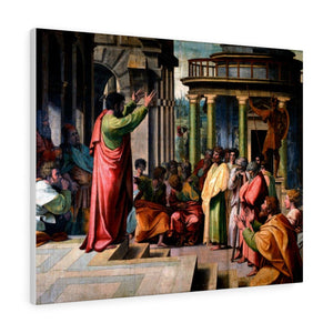 St Paul Preaching In Athens - Raphael Canvas
