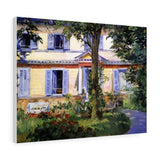 The House at Rueil - Edouard Manet Canvas
