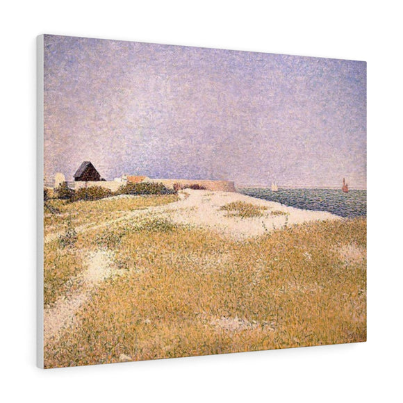 View of Fort Samson - Georges Seurat Canvas